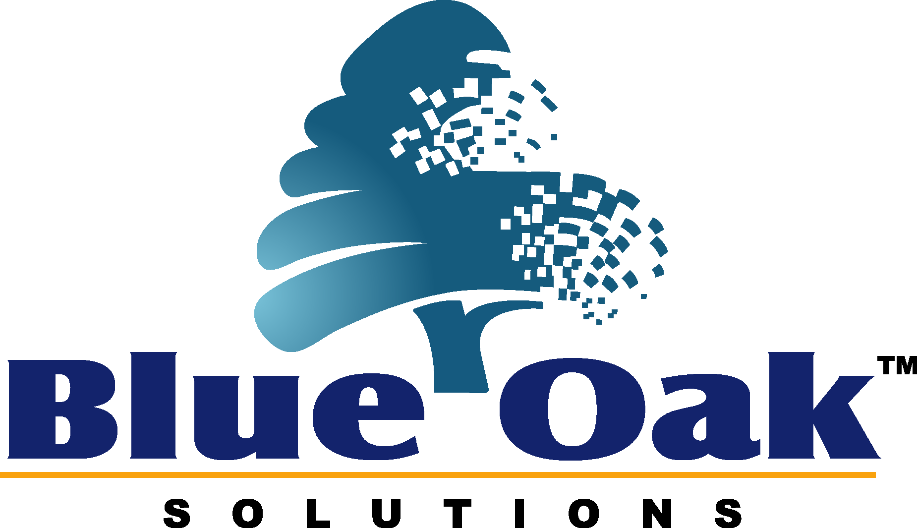 Blue Oak Solutions Logo Vector Logo